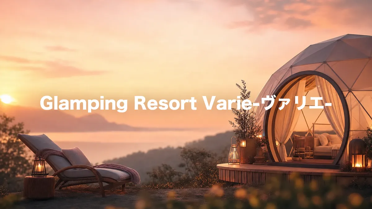 Glamping Resort Varie-ヴァリエ-について調べてみた