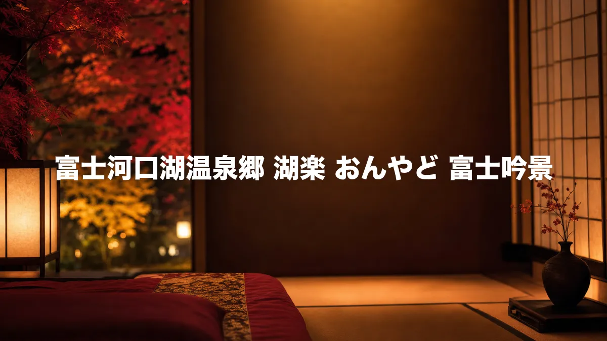 湖楽おんやど富士吟景について調べてみた