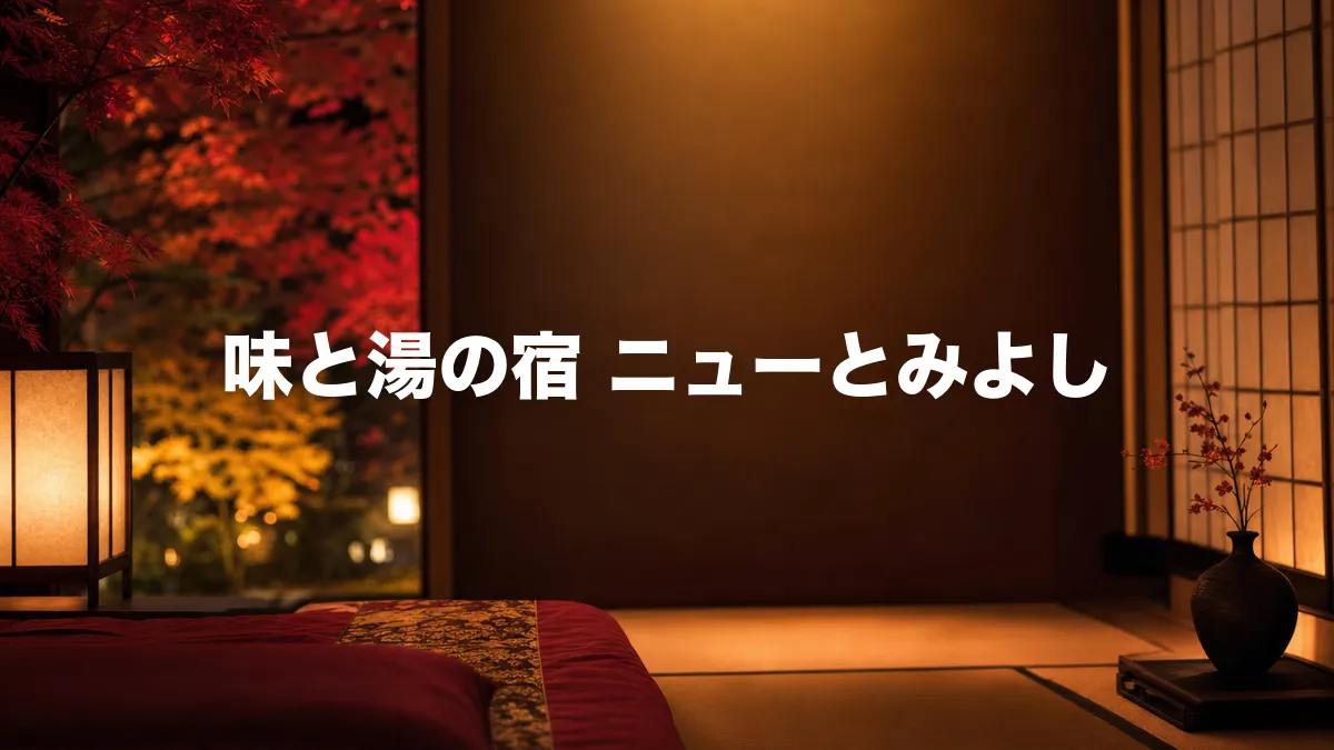 味と湯の宿 ニューとみよしについて調べてみた