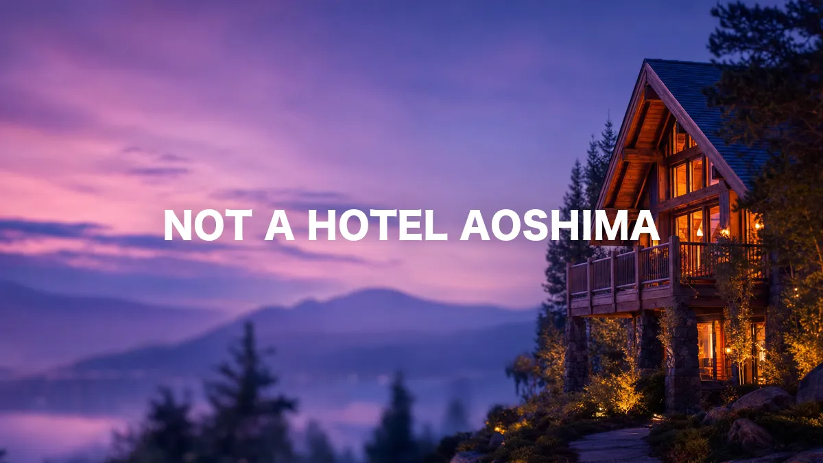 NOT A HOTEL AOSHIMAについて調べてみた