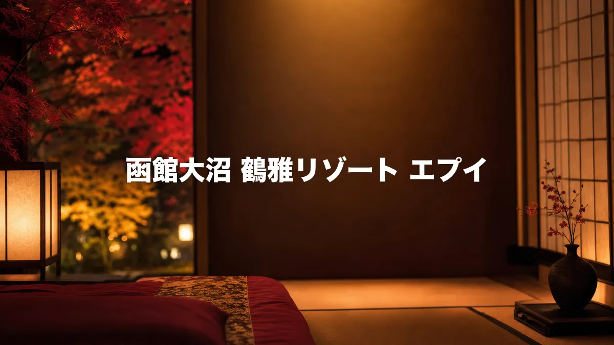 函館大沼 鶴雅リゾート エプイについて調べてみた