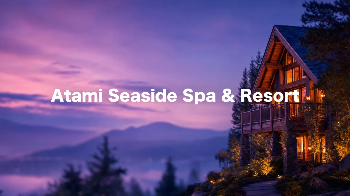 Looking into Atami Seaside Spa & Resort