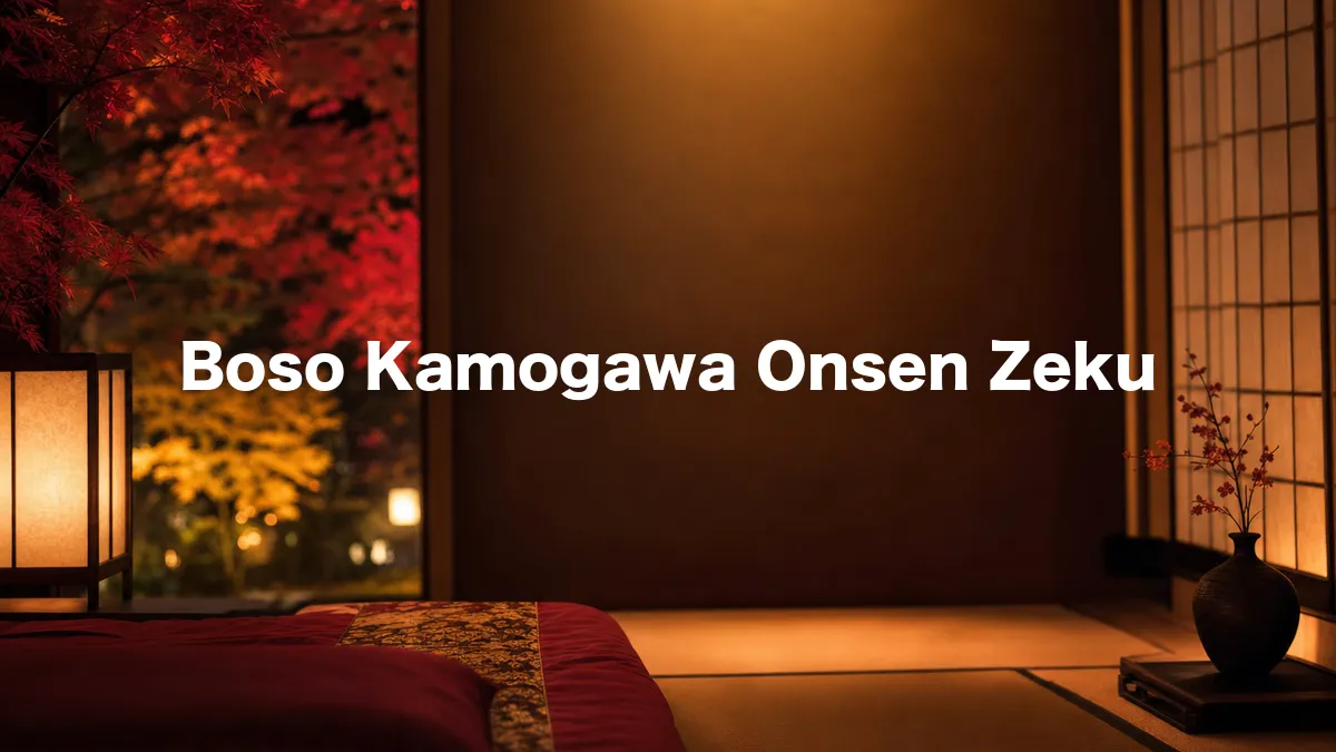 I Looked Into Boso Kamogawa Onsen Zeku