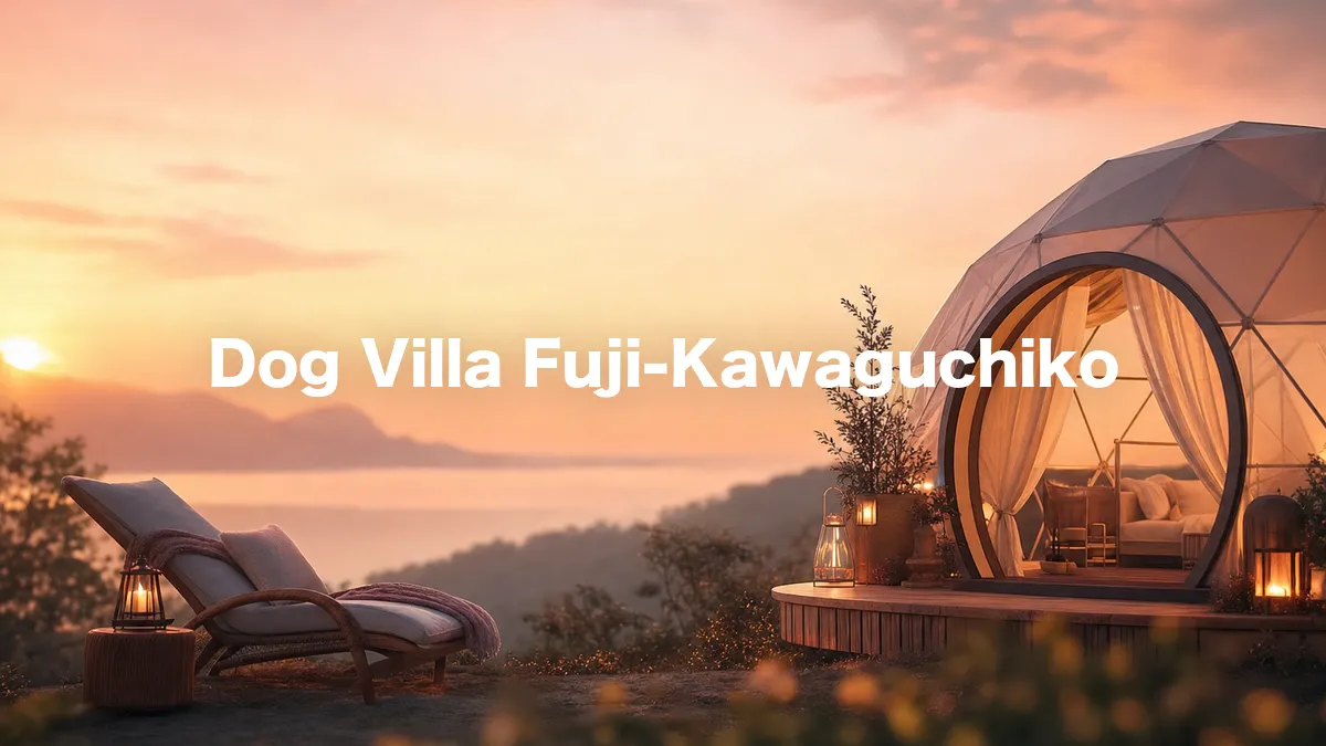 I Looked Into Dog Villa Fuji-Kawaguchiko