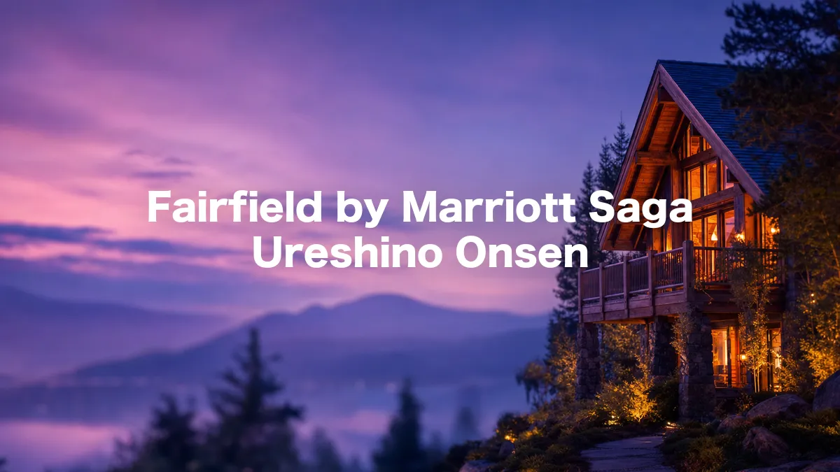 I Looked Into Fairfield by Marriott Saga Ureshino Onsen