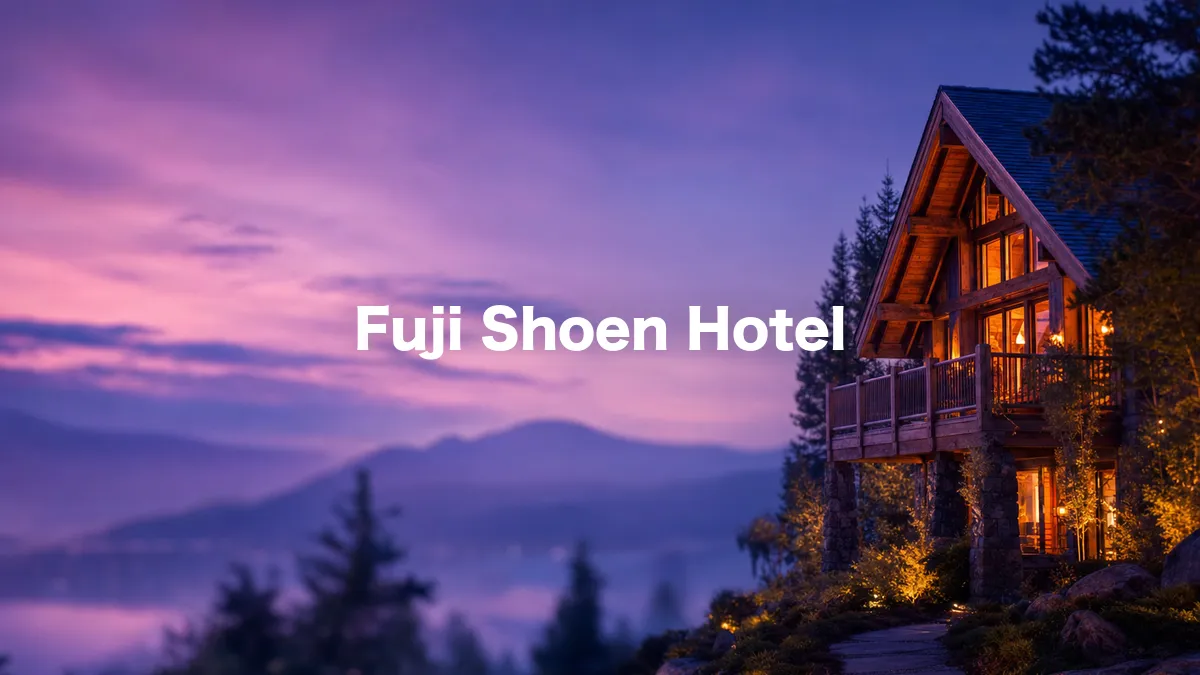 I Did Some Research on Fuji Shoen Hotel