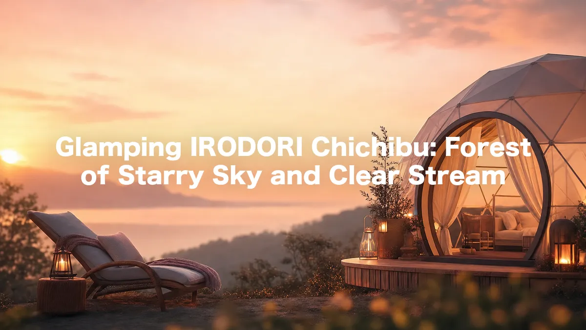 I Looked Into Glamping IRODORI Chichibu: Forest of Starry Sky and Clear Stream