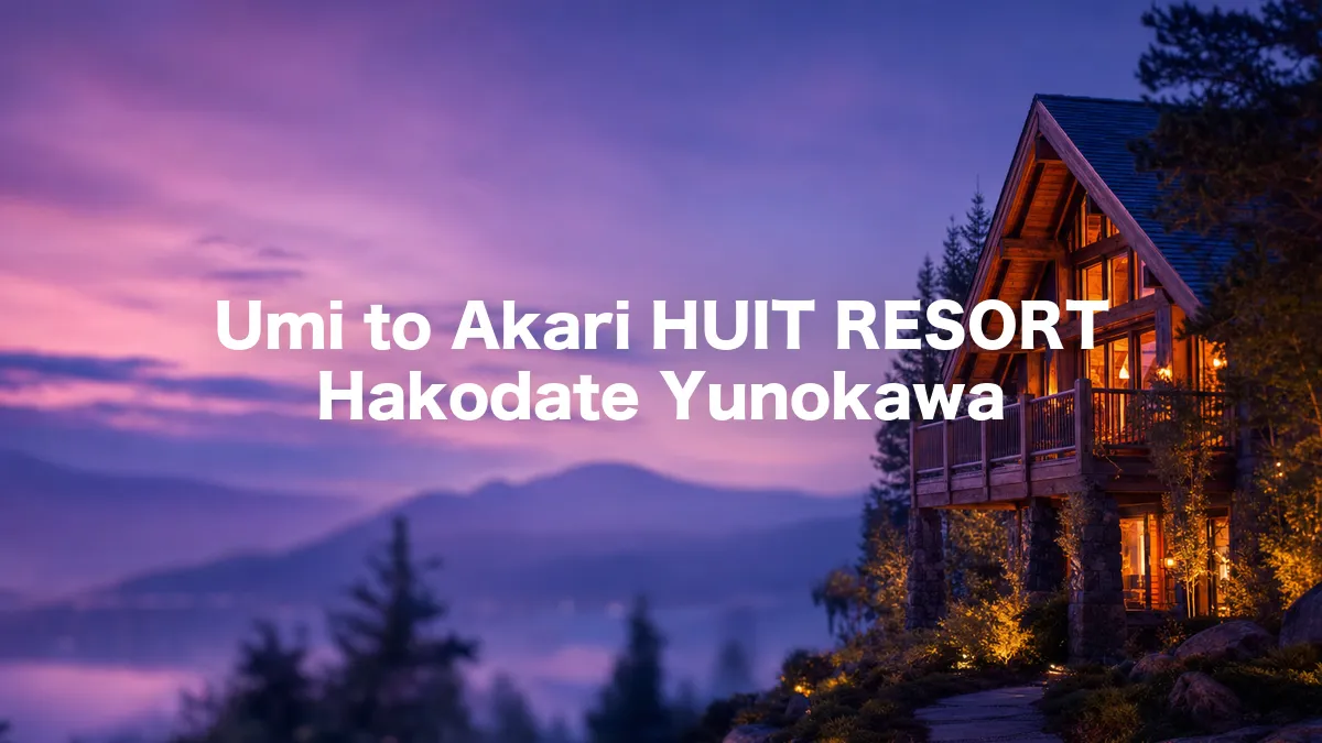 I Looked Into Umi to Akari HUIT RESORT Hakodate Yunokawa
