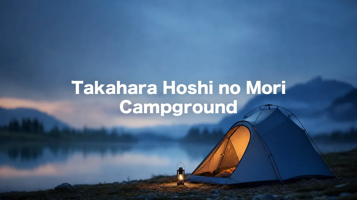 I Looked Into Takahara Hoshi no Mori Campground (Hoshi no Mori Auto Campground)