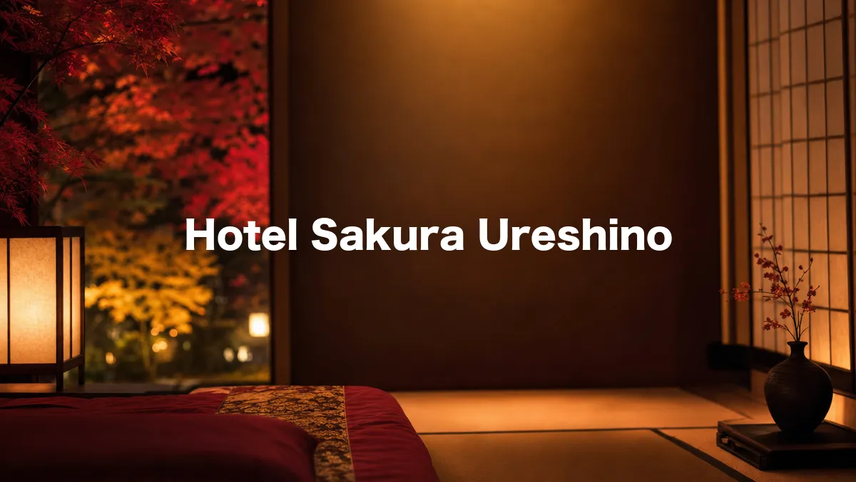 I Looked Into Hotel Sakura Ureshino