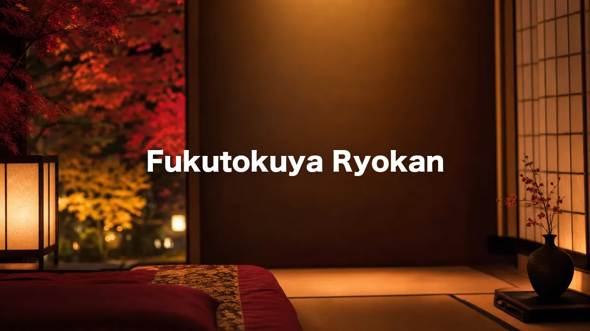 I Looked Into Fukutokuya Ryokan