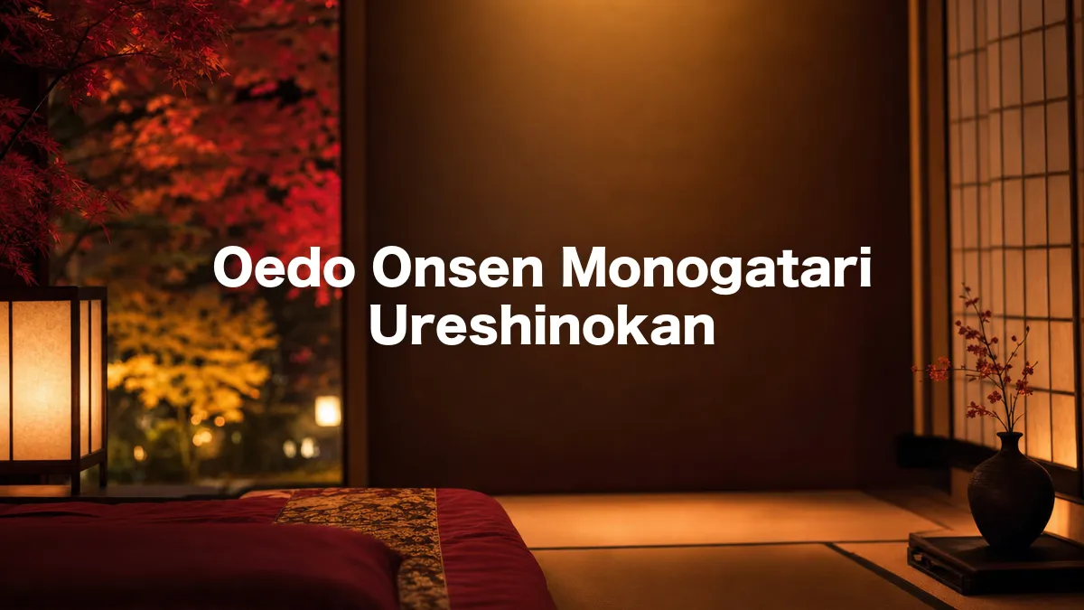 I Looked Into Oedo Onsen Monogatari Ureshinokan