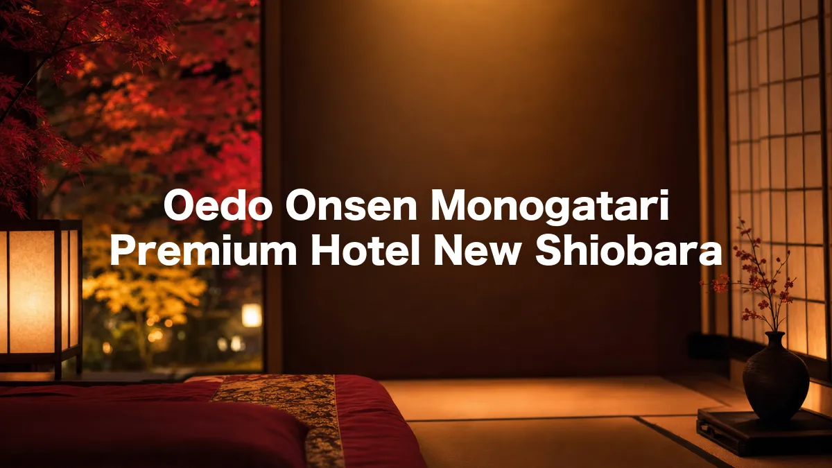 I Looked Into Oedo Onsen Monogatari Premium Hotel New Shiobara