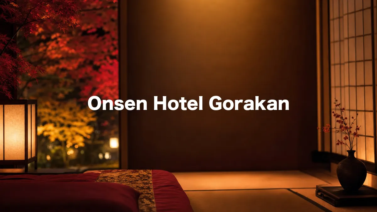 I Looked Into Onsen Hotel Gorakan