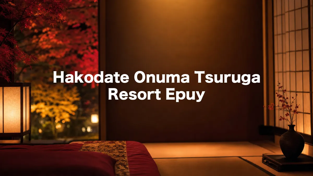 I Looked Into Hakodate Onuma Tsuruga Resort Epuy