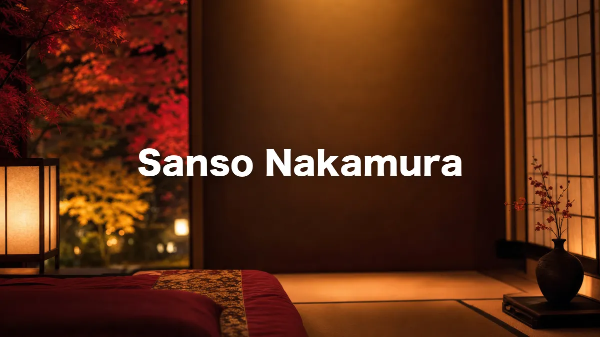 I Looked Into Sanso Nakamura