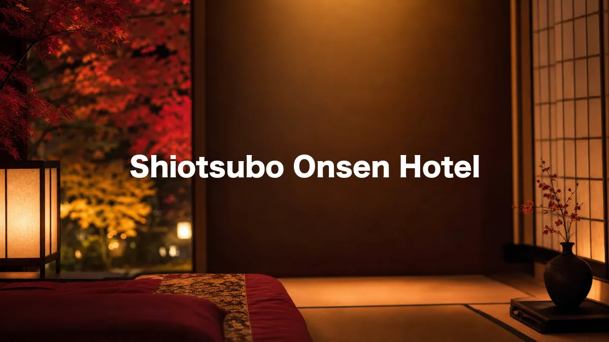 I Looked Into Shiotsubo Onsen Hotel