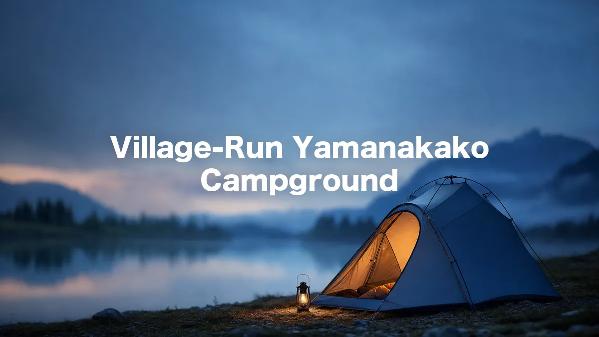 I Looked Into Village-Run Yamanakako Campground