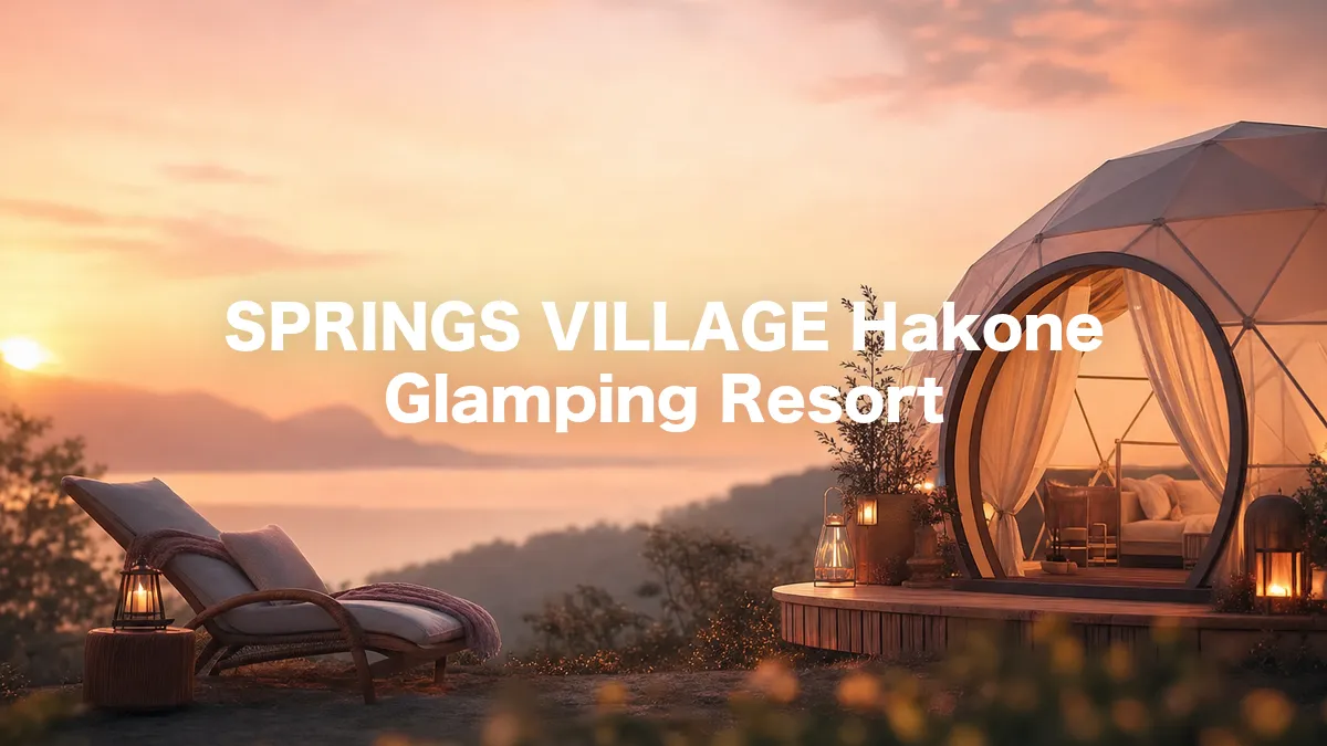 I Looked Into SPRINGS VILLAGE Hakone Glamping Resort