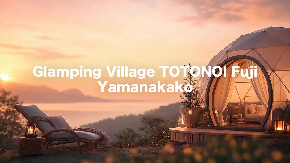 Looking Into Glamping Village TOTONOI Fuji Yamanakako