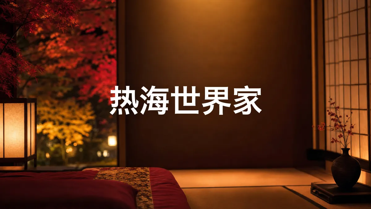我查了一下热海世界家的资料