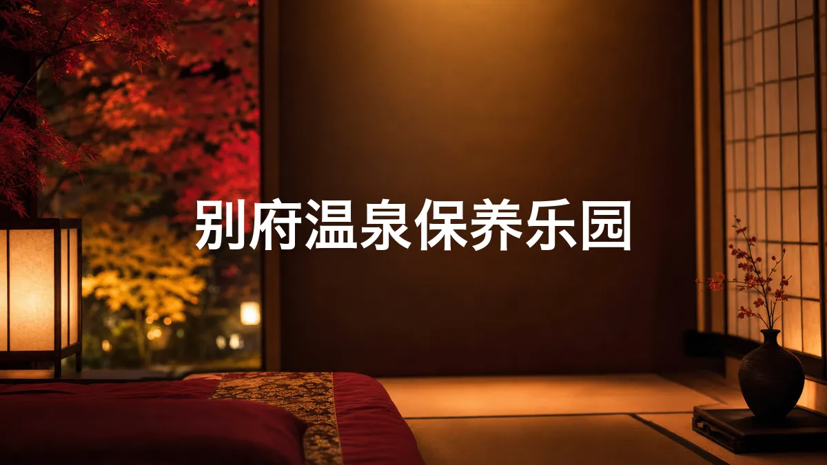 调查了一下别府温泉保养乐园
