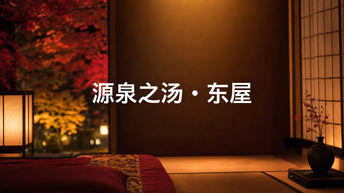 我调查了一下源泉之汤·东屋