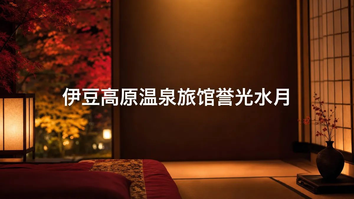 关于伊豆高原温泉旅馆誉光水月的调查