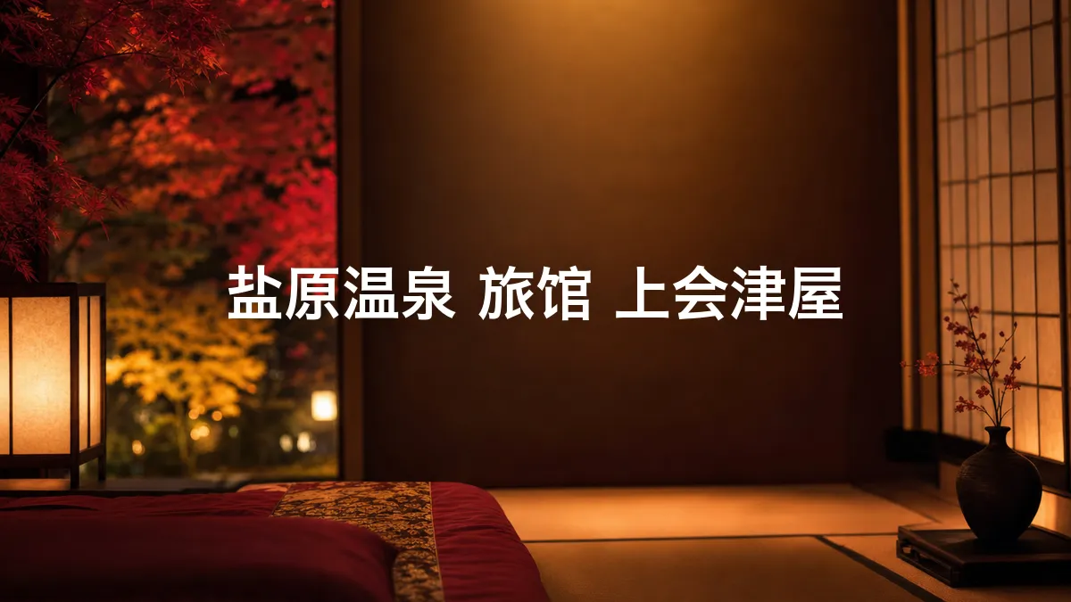 我调查了盐原温泉 旅馆 上会津屋