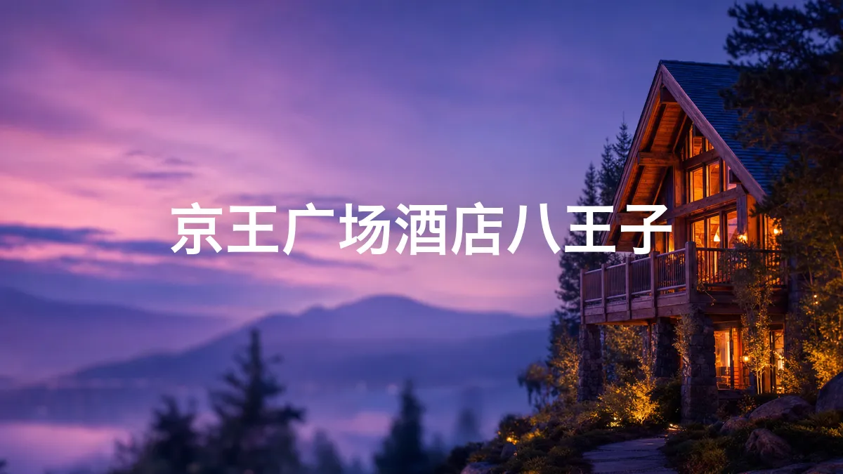 我调查了一下京王广场酒店八王子