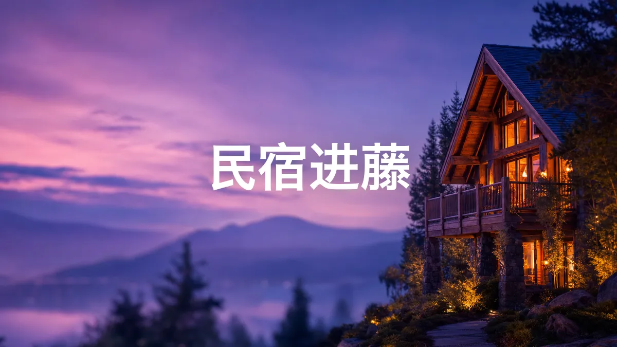 我调查了一下"民宿进藤"