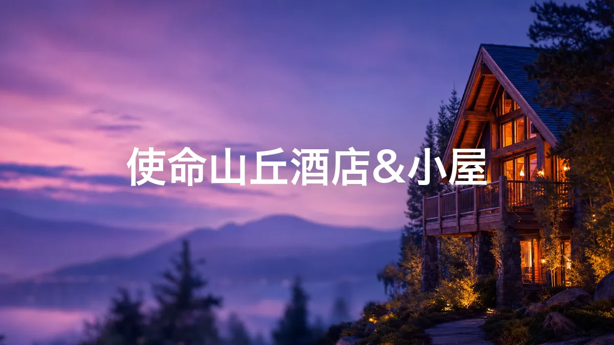 我调查了一下使命山丘酒店&小屋