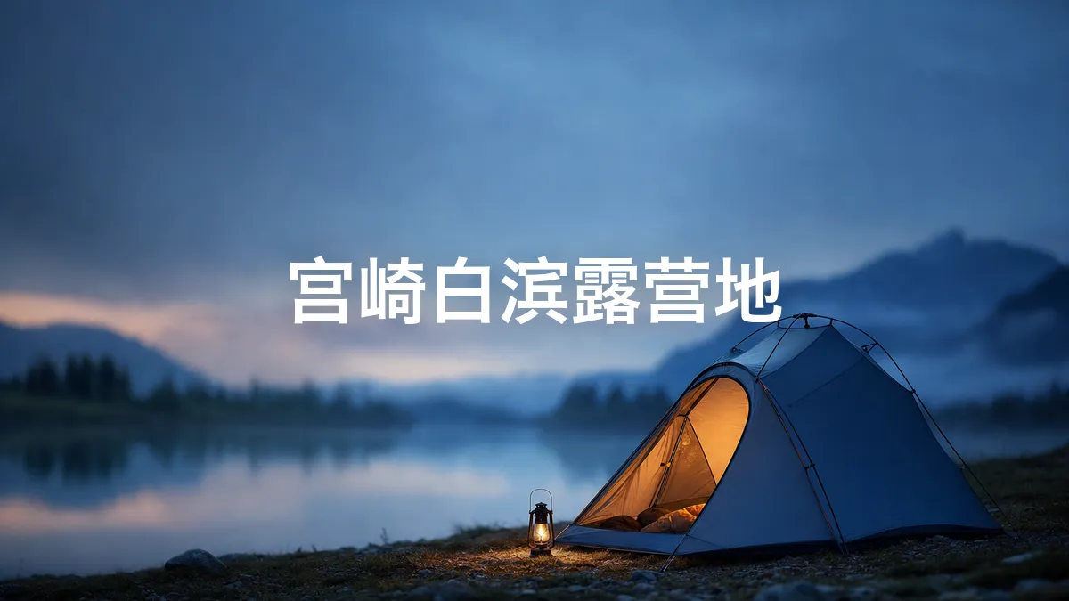 我调查了一下宫崎白滨露营地