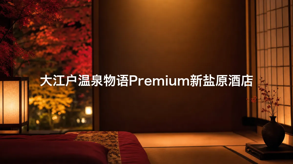 我调查了一下大江户温泉物语Premium新盐原酒店