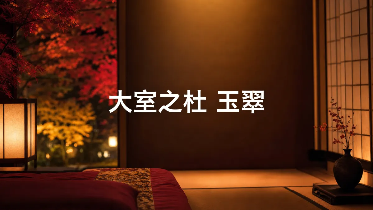 我查了一下"大室之杜 玉翠"