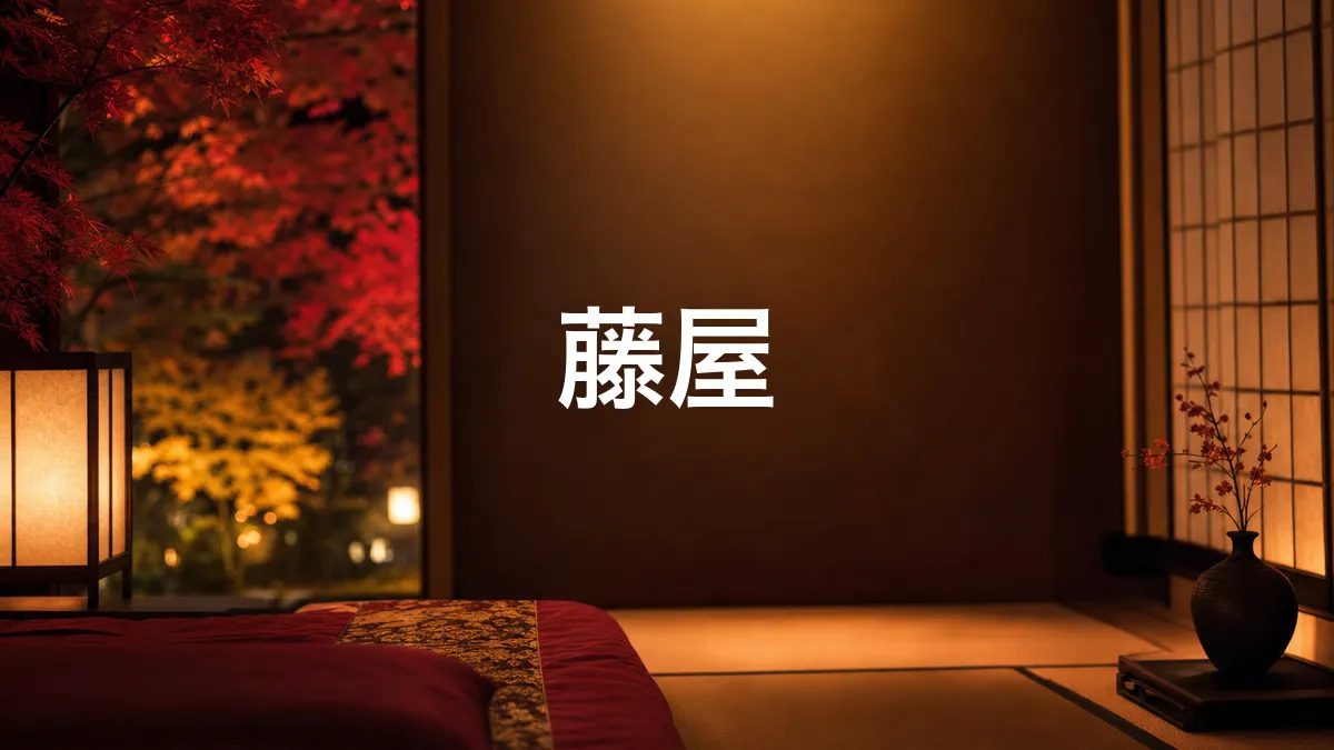 我查了一下"藤屋"的相关信息