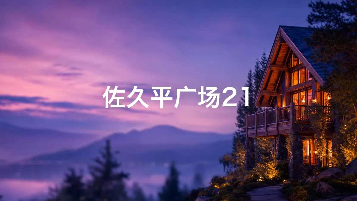调查了一下佐久平广场21