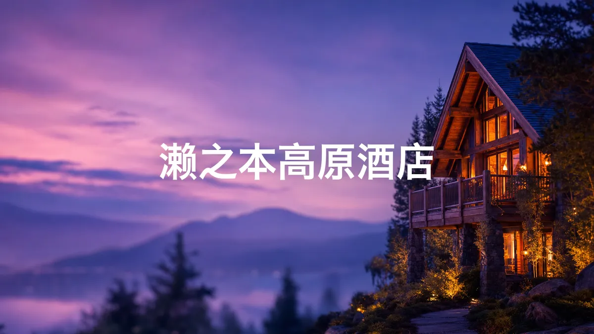 我调查了一下濑之本高原酒店