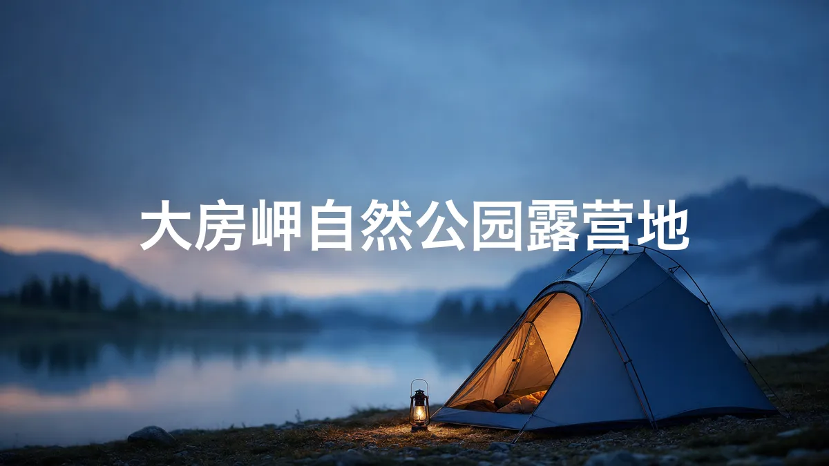 关于大房岬自然公园露营地的调查