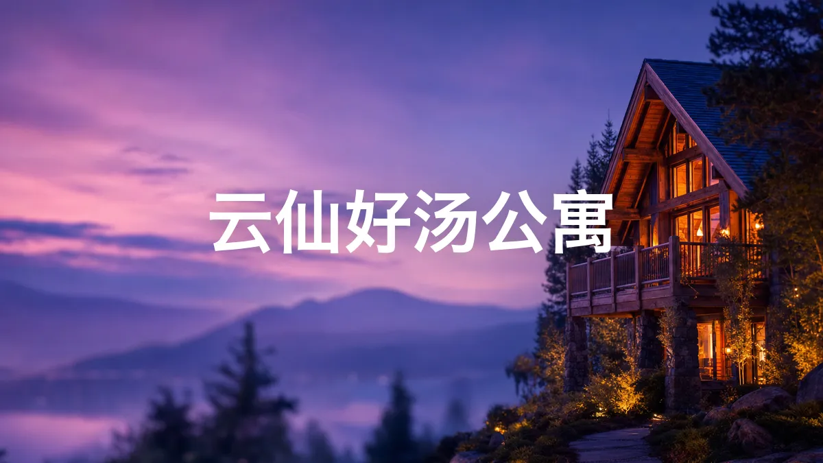 调查了一下云仙好汤公寓