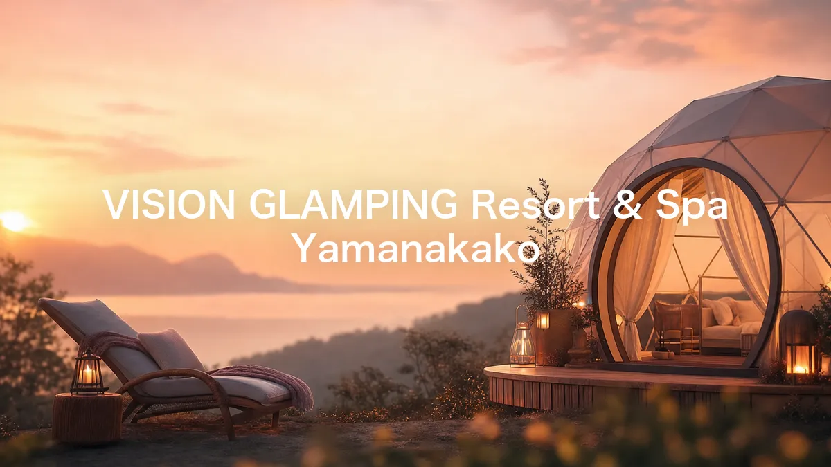 我调查了一下VISION GLAMPING Resort & Spa Yamanakako